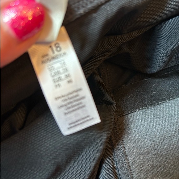 Sea Level Swim Australia Black twist front Ruched Swimsuit sz 14 - Picture 6 of 6